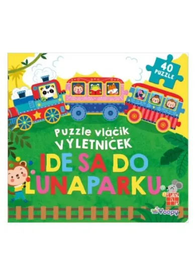 Puzzle vláčik Výletníček: Ide sa do lunaparku