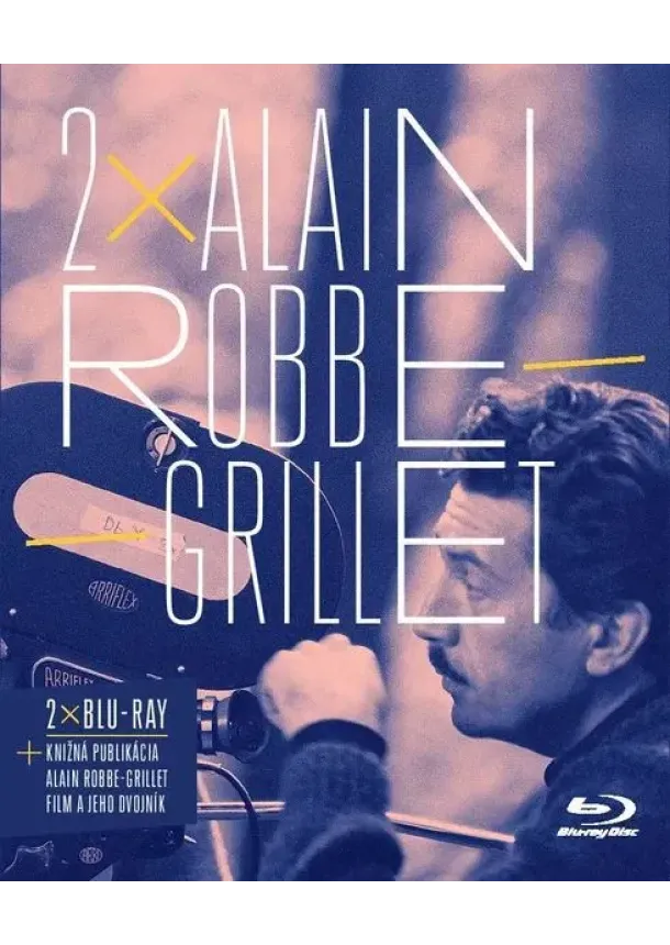 Alain Robbe Grillet - Alain Robbe Grillet:  Muž, ktorý luže (1968) / Eden A Potom...  (1970) / Film A Jeho Dvojník (Kni) - 2BD+1KNI