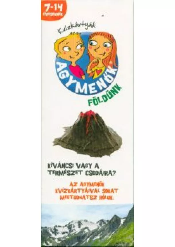 Kártya - Agymenők - Földünk 7-14 éveseknek /700 kvízkérdés 3 nehézségi szint