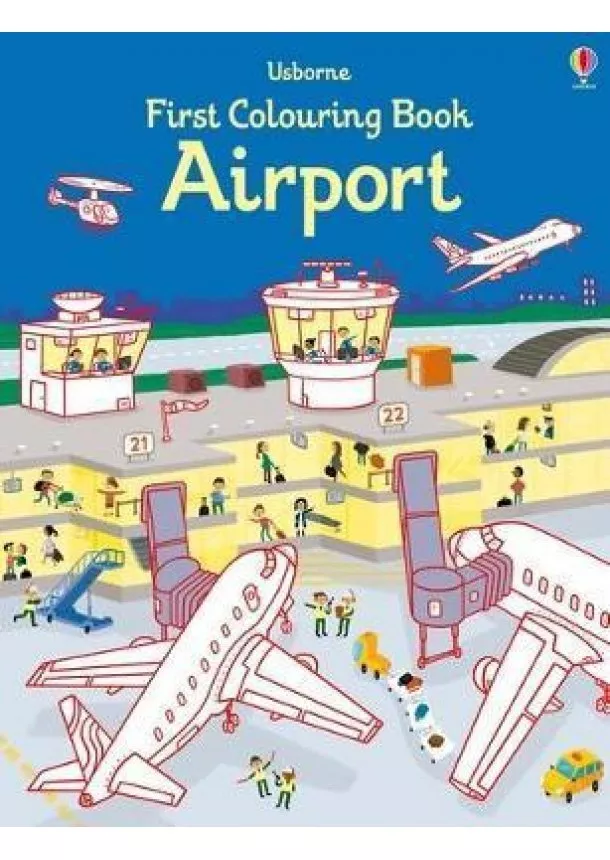 Simon Tudhope - First Colouring Book Airport