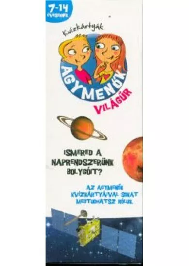 Agymenők - Világűr 7-14 éveseknek /700 kvízkérdés 3 nehézségi szint