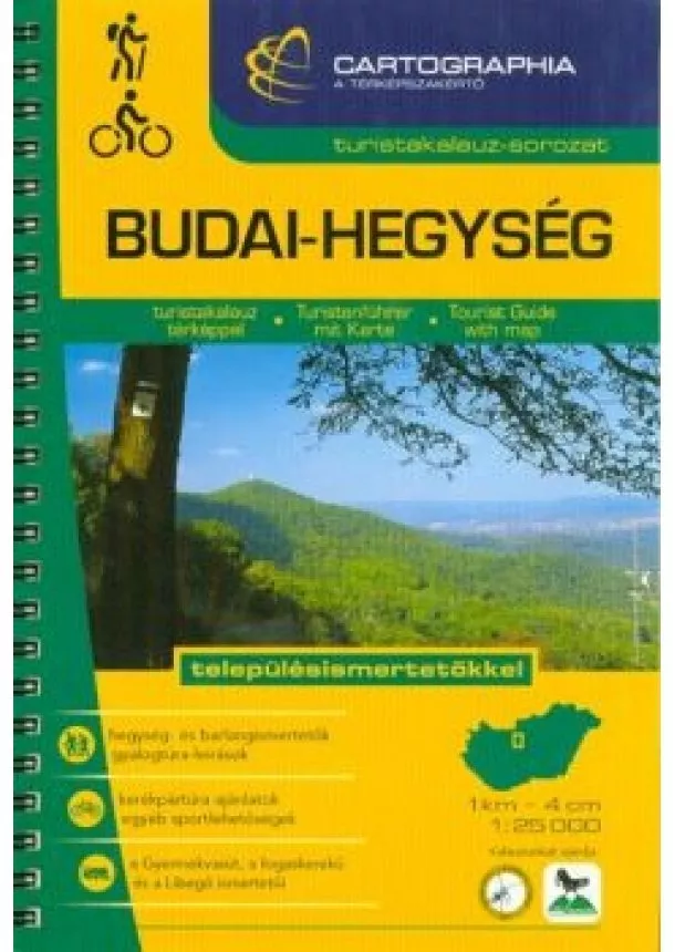 Útikönyv - Budai-hegység turistakalauz €