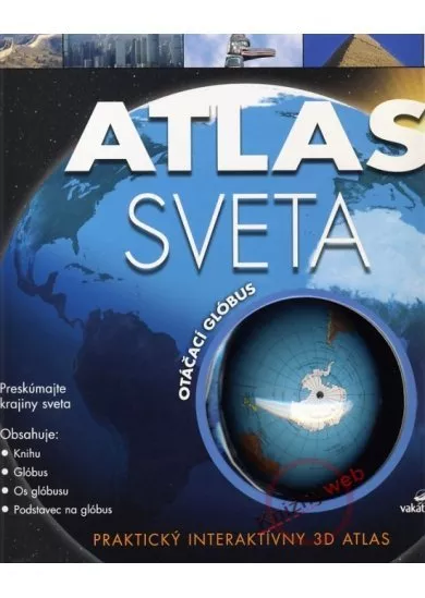 Atlas sveta + otáčací glóbus