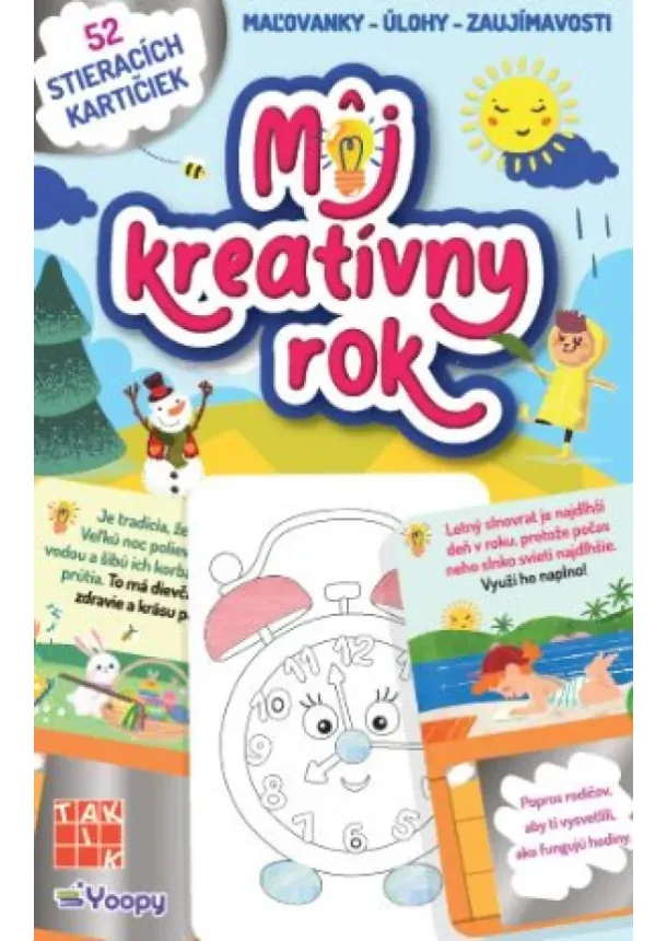 kol. - Môj kreatívny rok – stieracie kartičky