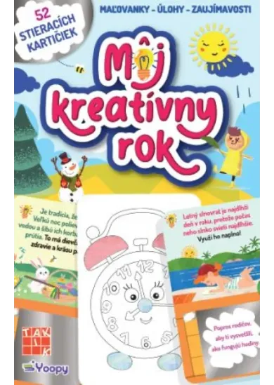 Môj kreatívny rok – stieracie kartičky