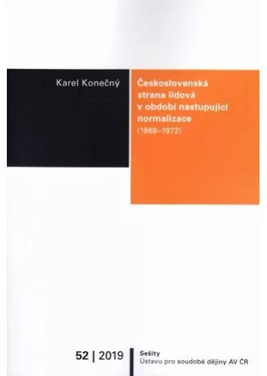 Československá strana lidová v období nastupující normalizace (19691972)