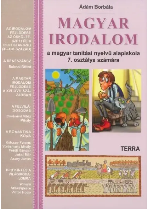 Ádám Borbála - Magyar Irodalom 7 - Literatúra pre 7. roč.ZŠ s VJM