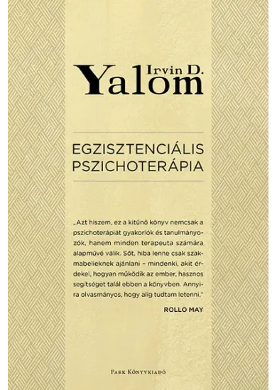 Egzisztenciális pszichoterápia (4. kiadás)