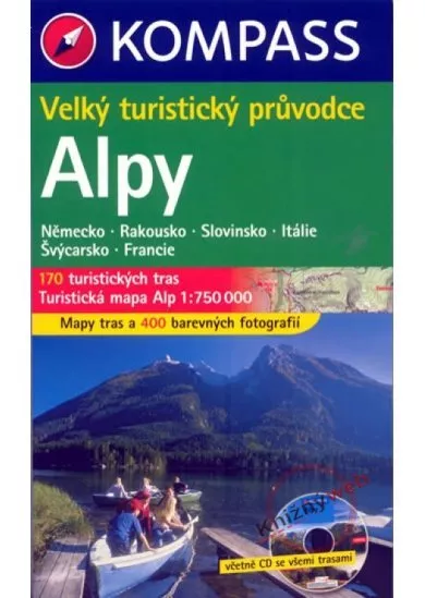 Alpy Kompass - Velký turistický průvodce - 3.vydání