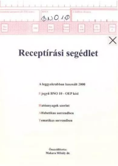 RECEPTÍRÁSI SEGÉDLET