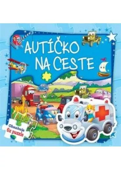 Autíčko na cestách - Kniha s puzzle