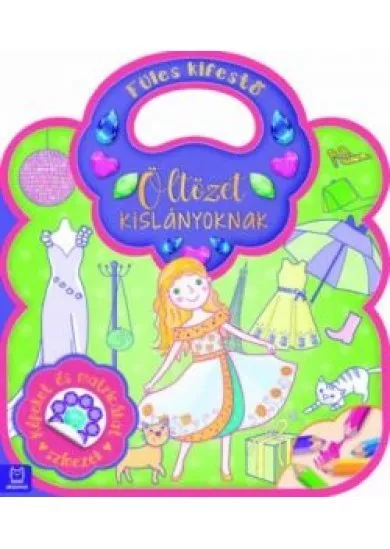 Füles kifestő - Öltözet kislányoknak