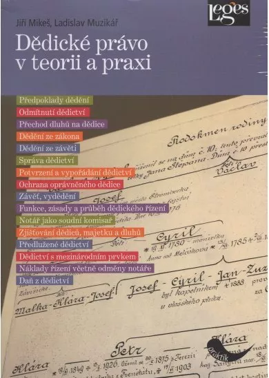 Dědické právo - v teorii a praxi