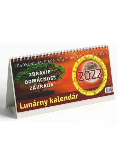 Lunárny kalendár 2022 stolový