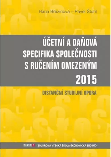 Účetní a daňová specifika s.r.o. 2015