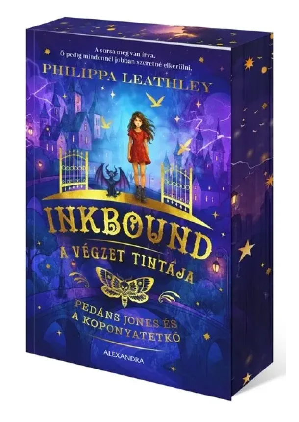 Philippa Leathley - INKBOUND - A végzet tintája: Pedáns Jones és a koponyatetkó (éldekorált)