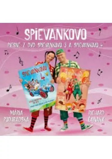 CD - Spievankovo - Piesne z DVD Spievankovo 3 a Spievankovo 4