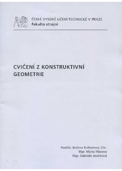 Cvičení z konstruktivní geometrie