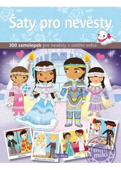 Šaty pro nevěsty - kniha samolepek