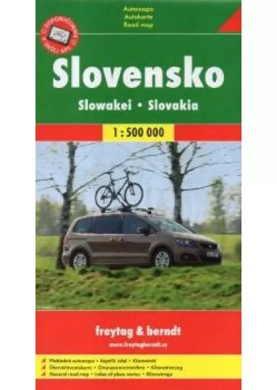 Slovensko automapa mäkká  1:500 000