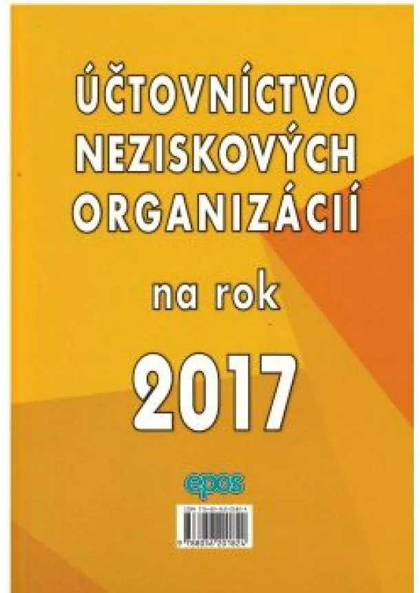 Účtovníctvo neziskových organizácií na rok 2017