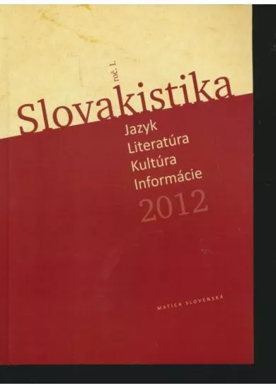 Slovakistika 1/2012