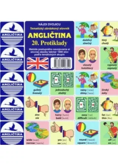 Nájdi dvojicu - 20. Protiklady (Angličtina)