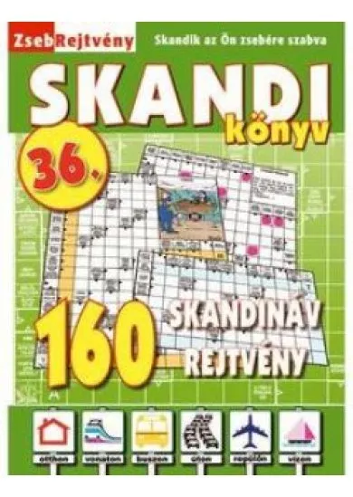 Zsebrejtvény Skandi könyv 36.