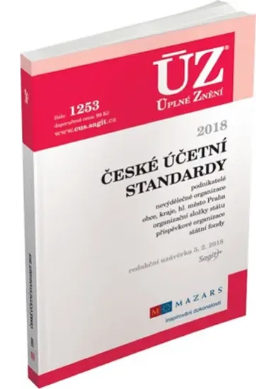 ÚZ 1253 České účetní standardy 2018