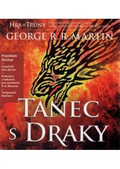 Tanec s draky (5xaudio na cd - mp3) - Píseň ledu a ohně – Kniha pátá