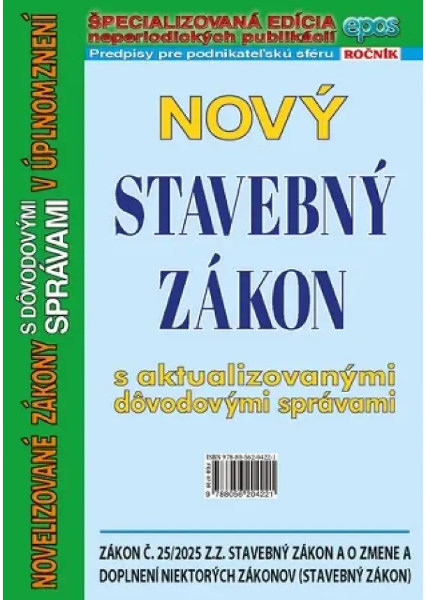 Nový stavebný zákon