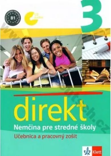Direkt 3 - Nemčina pre stredné školy Učebnica a pracovný zošit + CD