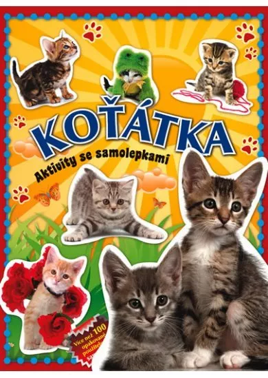 Koťátka – aktivity se samolepkami