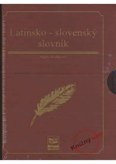 Latinsko - slovenský slovník