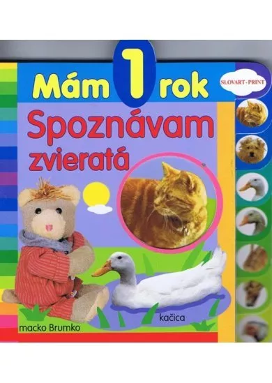 Mám 1 rok - Spoznávam zvieratá - leporelo - 2. vydanie