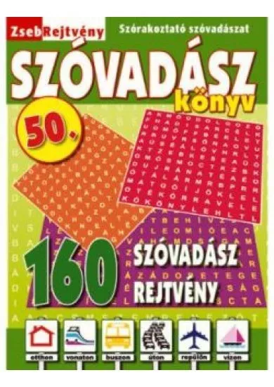 Zsebrejtvény szóvadász könyv 50.