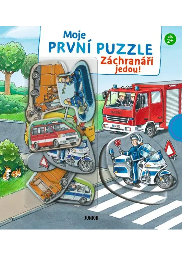 Moje první puzzle Záchranáři jedou! - Hledej, skládej a bav se s vozidly