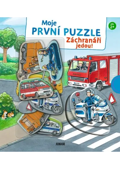 Moje první puzzle Záchranáři jedou! - Hledej, skládej a bav se s vozidly