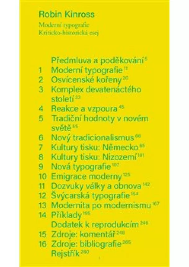 Robin Kinross - Moderní typografie - Kriticko-historická esej