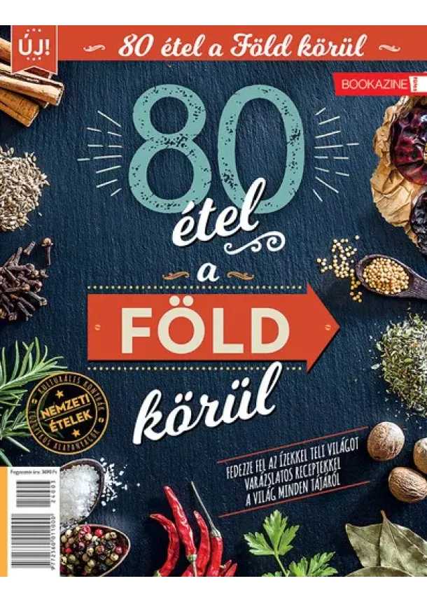 Sándor Adrienn (szerk.) - Füles Bookazine - 80 étel a Föld körül