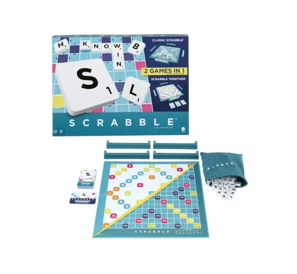 Társasjáték - Társasjáték - Scrabble originál és társas (2 játék 1-ben)