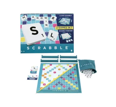 Társasjáték - Scrabble originál és társas (2 játék 1-ben)
