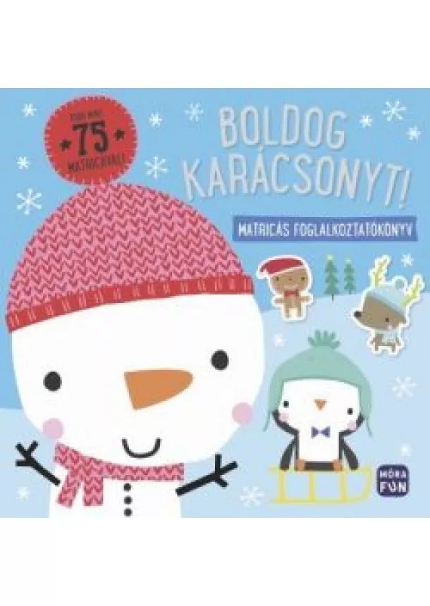 Matricás foglalkoztató - Boldog karácsonyt! - Matricás foglalkoztató §K