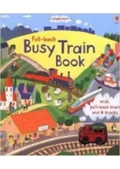 Pull-back Busy Train Book