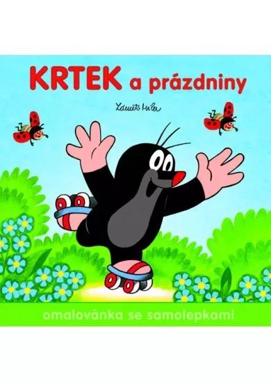 Krtek a prázdniny - Omalovánka se samolepkami
