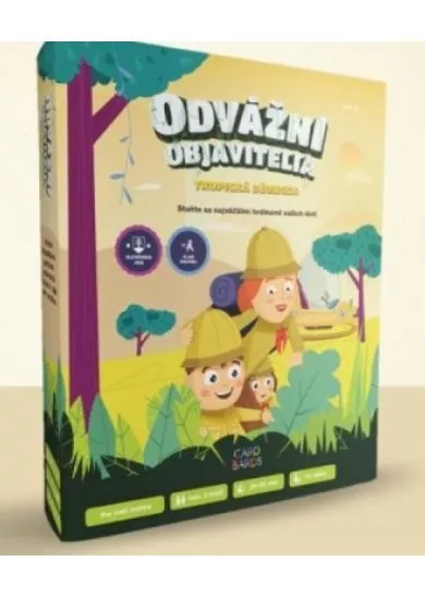 Odvážni objavitelia - pohybová spoločenská hra