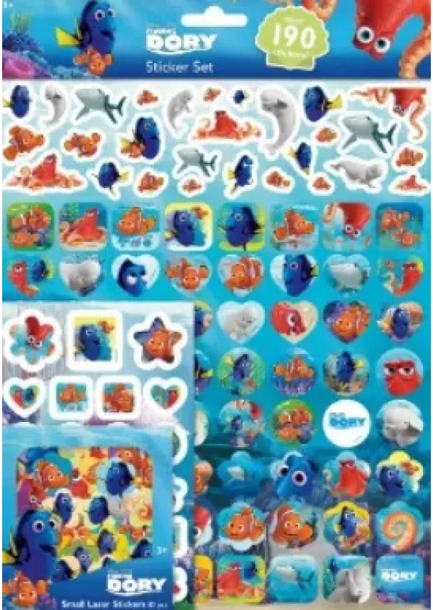 Dory - Samolepková súprava 190+ - Sticker set 190