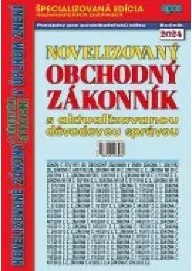 Novelizovaný Obchodný zákonník 9/2024