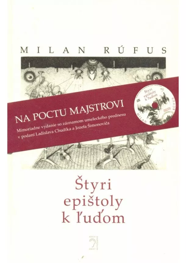 Milan Rúfus - Štyri epištoly k ľuďom ( kniha + CD)