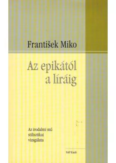 Az epikától a líráig